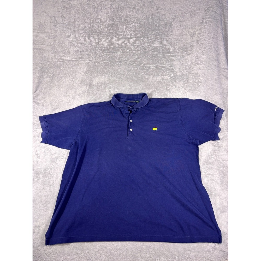 Masters Collection Golf 60's Two-Ply Mercerized Pima Polo Mens XXL Purple